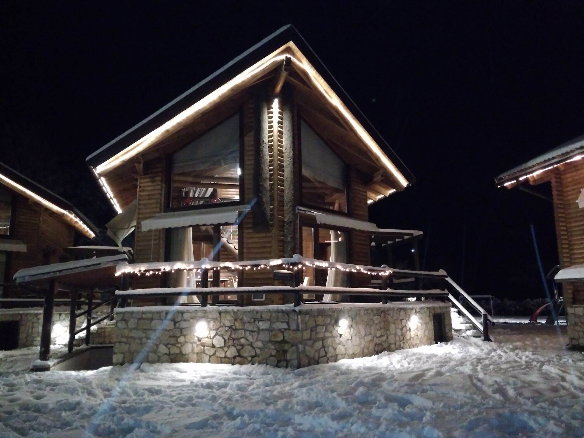 Natura Chalets Mega Chorio Zewnętrze zdjęcie